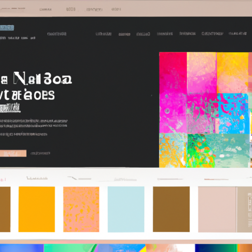 תמונה של עיצוב אתר הכולל פלטת צבעים בהירה, הממחישה את הפוטנציאל של יצירת אתר אינטרנט תוסס עבור ארגון ללא מטרות רווח.